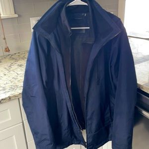 Men’s Calvin Klein Rip Stop hooded jacket with inner fleece bib Size Medium